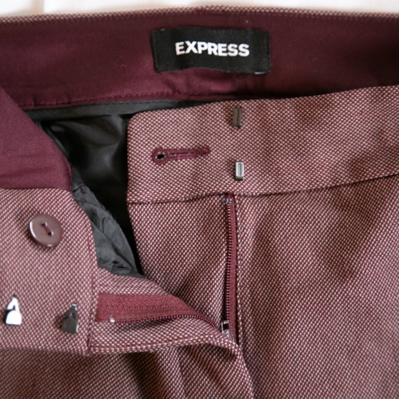 Beautiful Plum Dress Pants by Express - Picture 5 of 7